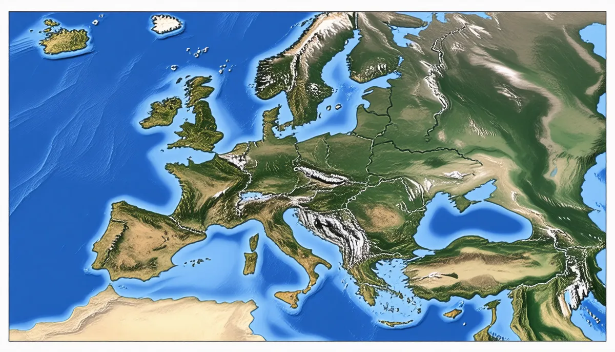 Var ligger Europas geografiska mittpunkt?